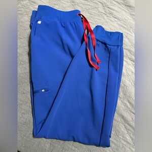 Zamora winning blue jogger scrub pants